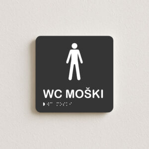 WC moški